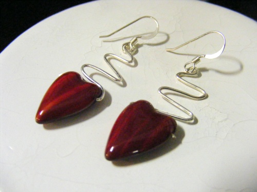 Sweet heart earrings